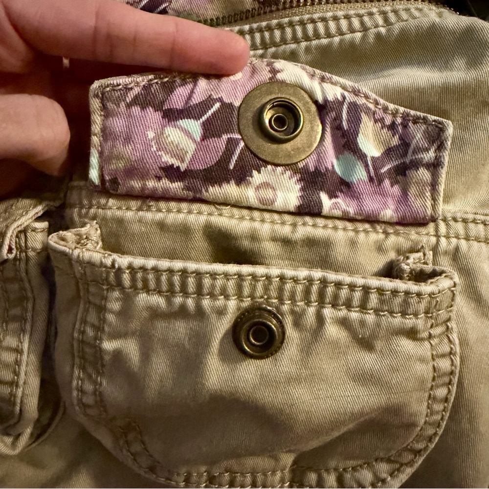 Vintage GAP Y2K Khaki Canvas Cargo Utility Shoulder Bag – 2004 - Picture 12 of 16